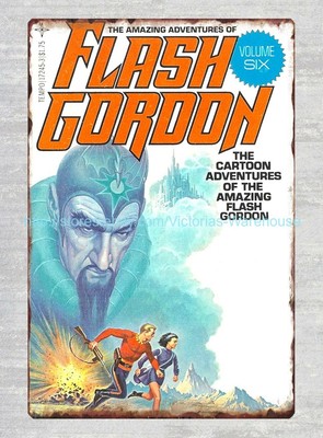 Amazing Adventures of Flash Gordon comic metal tin sign buy wall art