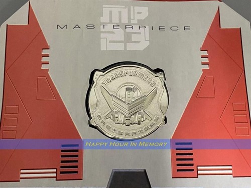Takara Tomy Masterpiece Exclusive Coin MP23 Exhaust Limit Cancel Release NEW - Picture 2 of 3