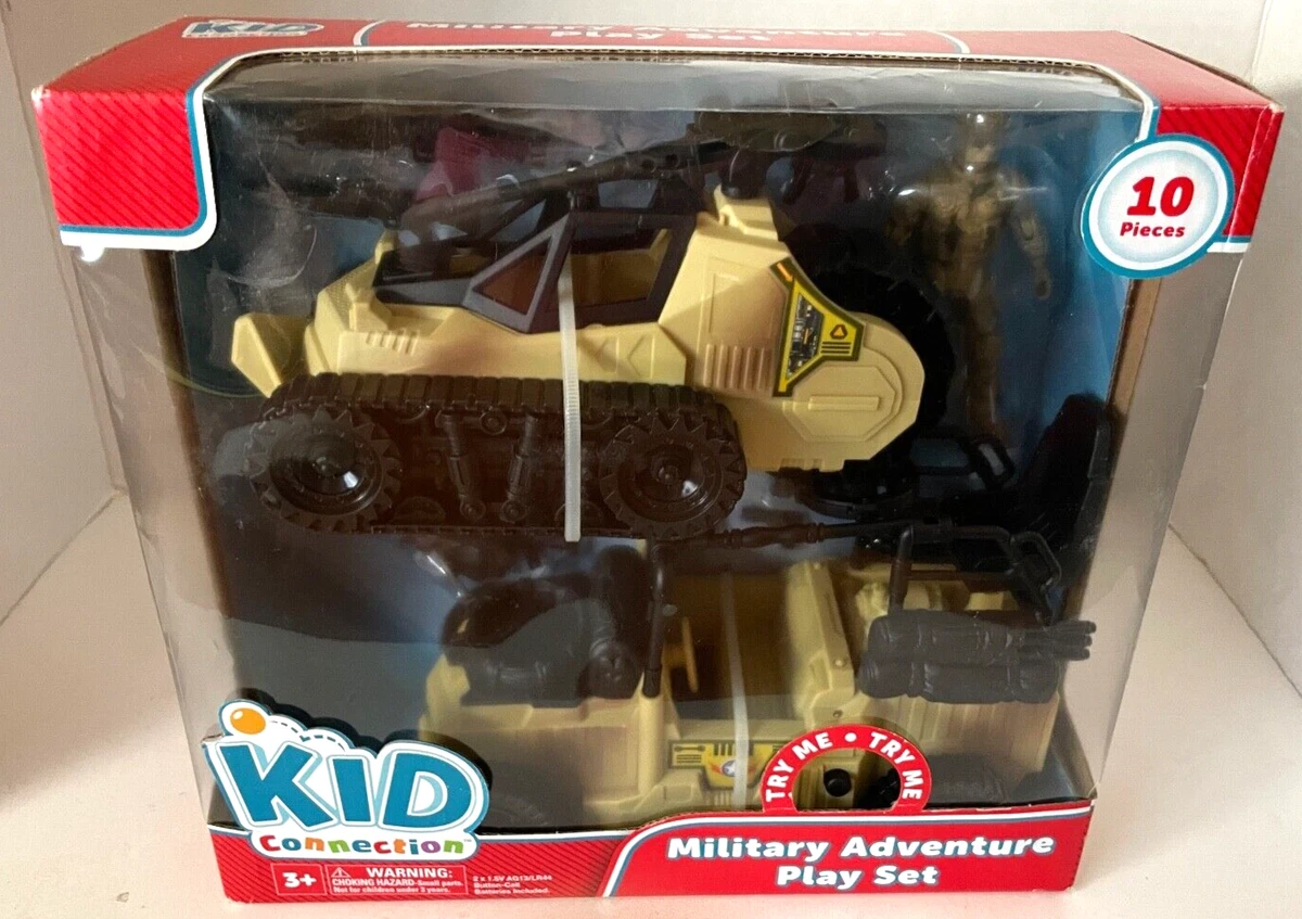 KID Connection Military Vehicles Adventure Play Set 10 Pieces NIB