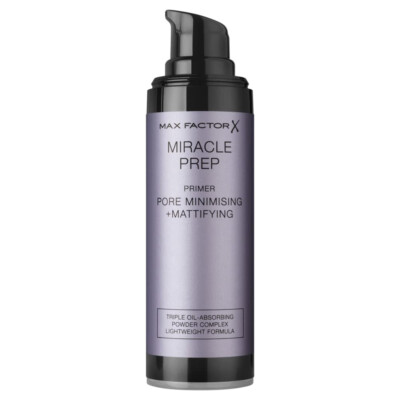 Max Factor MIRACLE PREP Pore Minimising Mattifying PRIMER 30mL - NEW NO BOX