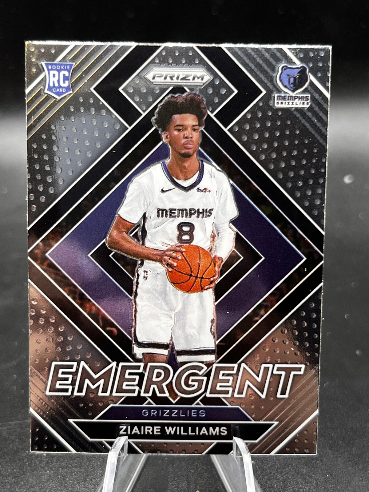 2021-22 Panini Prizm Basketball #20 Ziaire Williams Base Rookie Emergent Insert