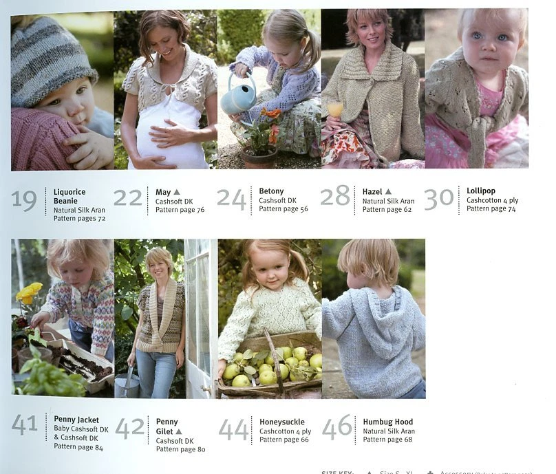 Rowan Classic Mother & Baby Knitting Pattern Book - 16 Designs include Pregnancy - Image 3 of 4