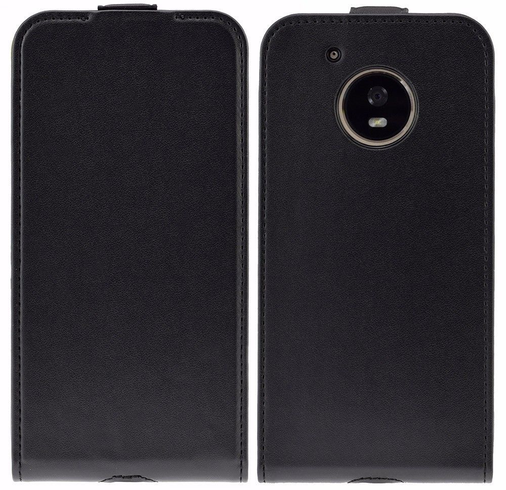 Brieftaschen-Hülle Für Motorola Moto X4 – Mit Displayschutzfolie & Handschlaufe, Kickstand, Kartenfächern, Blau