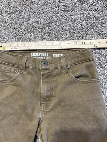 Levi’s Jeans Boys Size 14 Regular Brown Cotton Blend Adjustable Waist Athletic - Picture 6 of 9