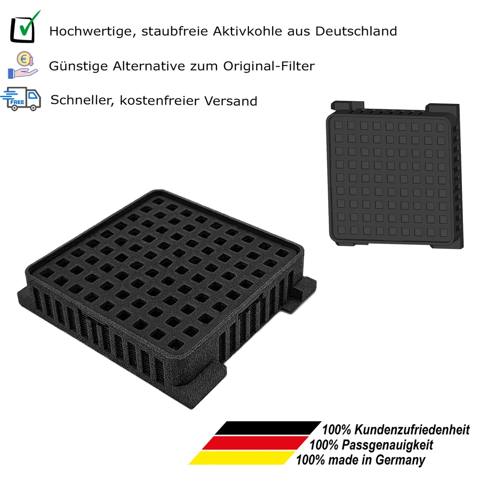 Filter passend für Liebherr FreshAir Aktivkohlefilter 9882460 7440021 9096989