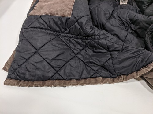 Carhartt Jacket Men’s Work Coat Brown Quilted Jacket Size XL C26 Brown Canvas - Picture 22 of 24