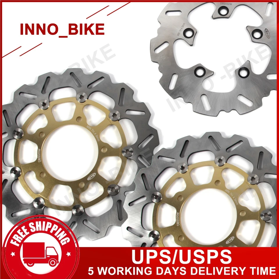 Rotores de freno delanteros traseros Arashi para Suzuki GSXR600 GSXR750 2006 2007 GSXR 600 750 Foto 2 de 2