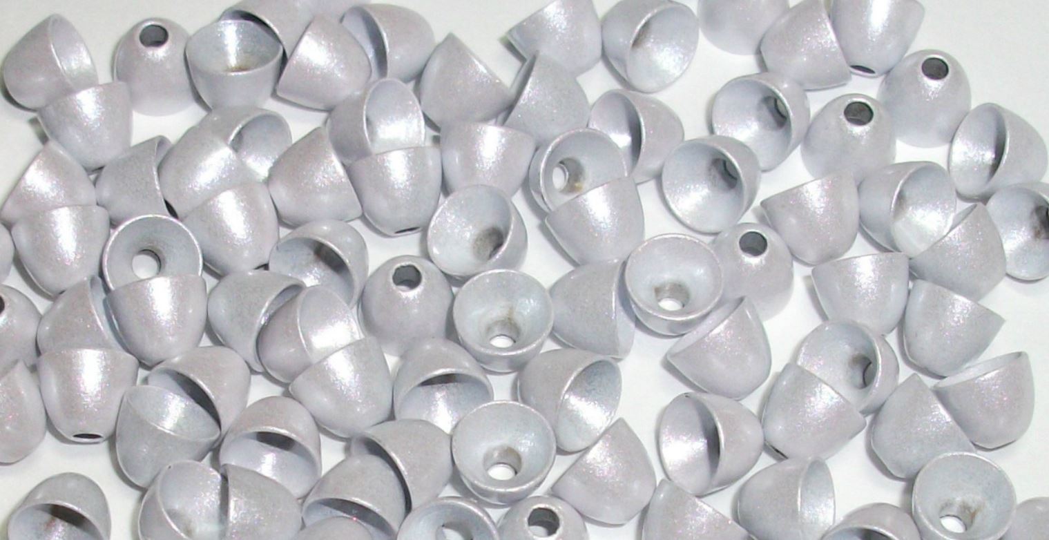 Nimrod's Tackle Silver Tungsten Round Beads For Fly Tying - 20 Count, Choose From 6 Sizes