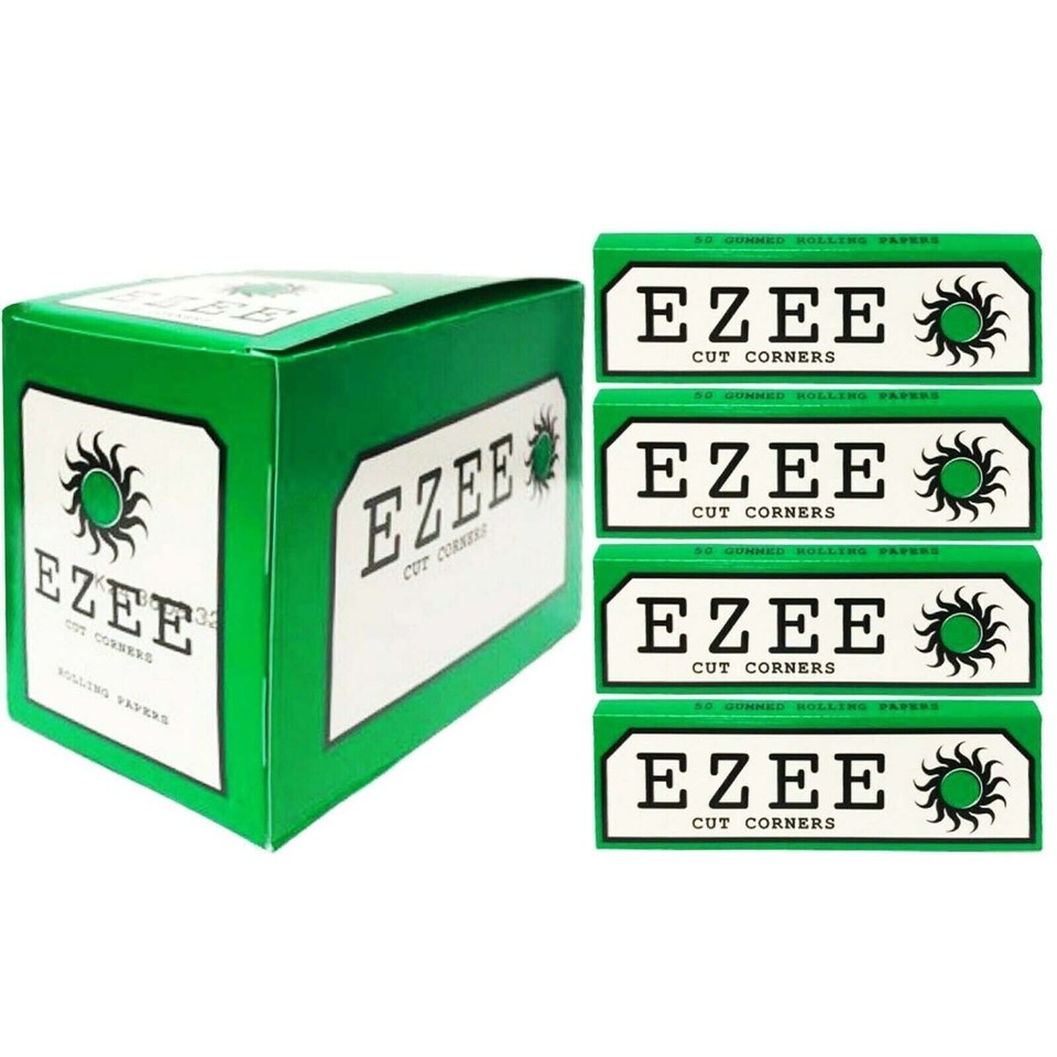 Ezee Green Cut Corner Standard Rolling Papers