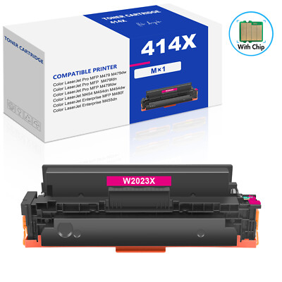 Toner WITH CHIP Compatible For HP W2020A 414A 414X Laserjet M454dw M479fdw Lot