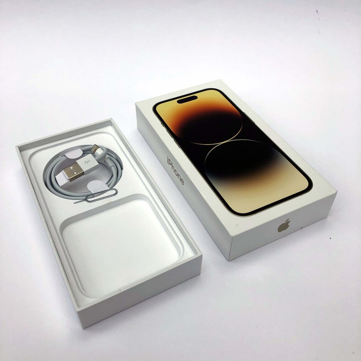 Original Apple iPhone 14 Pro empty box + USB-A to L Cable 128GB