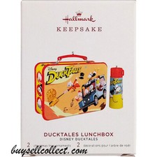 2019 Hallmark Disney DUCKTALES Lunchbox & Thermos Donald Scrooge McDuck ornament