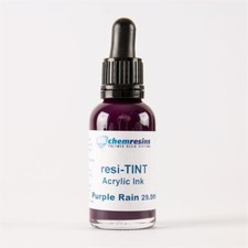 Eli-Chem - Resi-Tint Acrylic Ink - Resin Art Pigment 29.5ml - Purple Rain -NEW