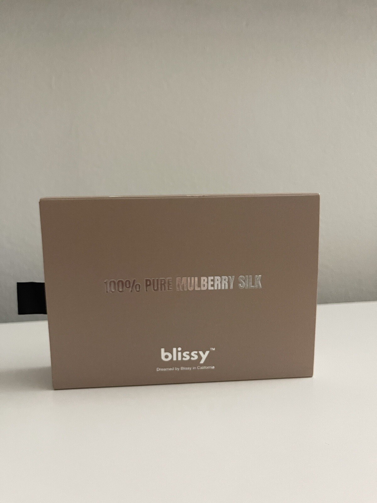 BLISSY 22Momme STANDARD TAUPE 100 Mulberry Silk Pillowcase eBay