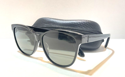 Saint Laurent SL M23/K 001  Black Frames Black Lenses Sunglasses Pre Owned