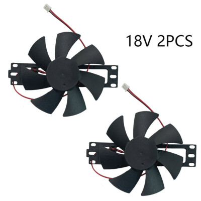 #ad 2Pcs DC 18V Universal Case Cooling Fan for Induction Cooker Repair USA SELLER $12.67