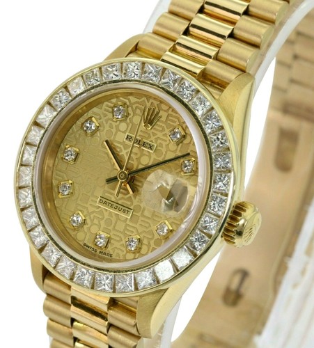 Rolex Datejust Ladies 18KY Champagne 