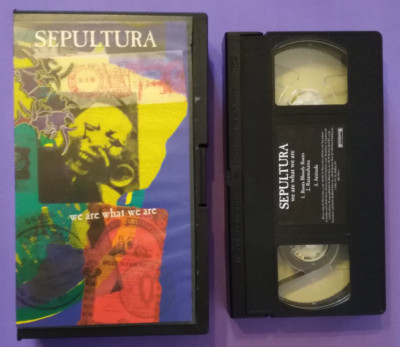 Vhs Sepultura We Are What We Are Film Eng Musical Roadrunner Videokassette (V104