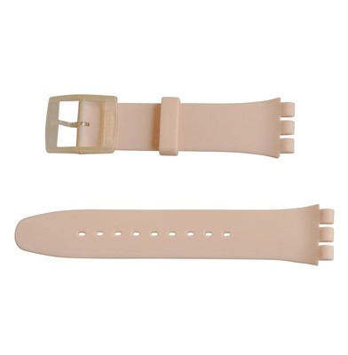 Original Swatch 19mm Silikon Armband Rose Rebel ASUOT700 Neuware