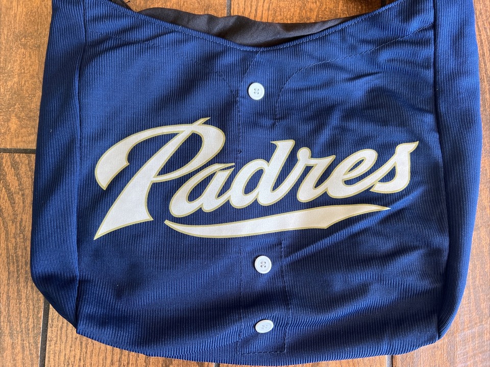 San Diego Padres Jersey Tote Bag - Purse MLB license 15x12 Adjustable