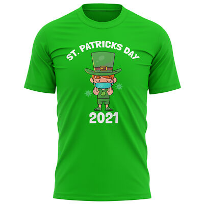 Mens St Patricks Day 2021 T Shirt Lockdown Part 3 Leprechaun Gifts For Him Irish