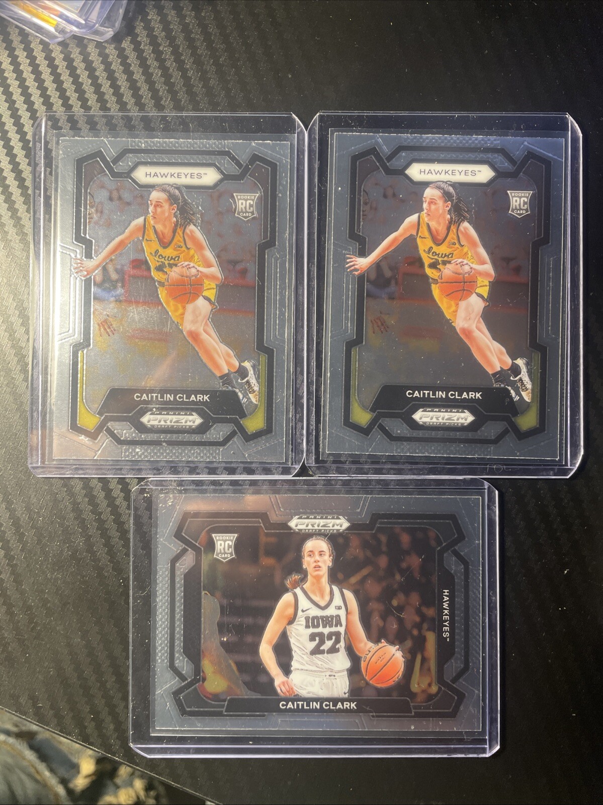 2024 Panini Draft Pick Caitlin Clark 3-Card Lot Collection