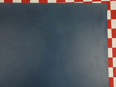 HORWEEN TROPICAL BLUE TUMBLED ESSEX 4.5 oz. LEATHER 10''x10''
