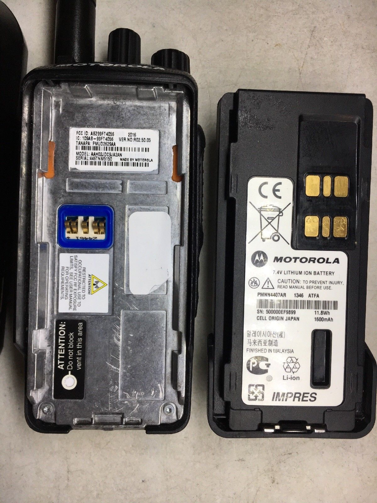 Motorola Xpr3300 VHF Portable Radios AAH02JDC9JA2AN for sale online | eBay