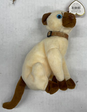 Siamese Cat Plush TY Beanie Baby SIAM Stuffed Animal Retired Kitten October 2000