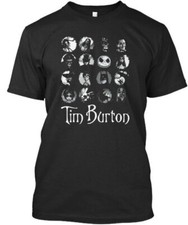 Tim Burton Characters T Premium T-Shirt Made in the USA Size S to 5XL