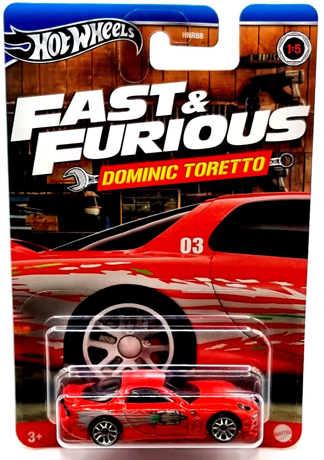 Автомобиль Hot Wheels Форсаж Доминика Торетто 1995 Mazda RX-7 15 2790₽