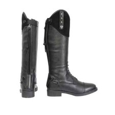Hy Equestrian Soriso Children's Riding Boots - - Black/Silver child