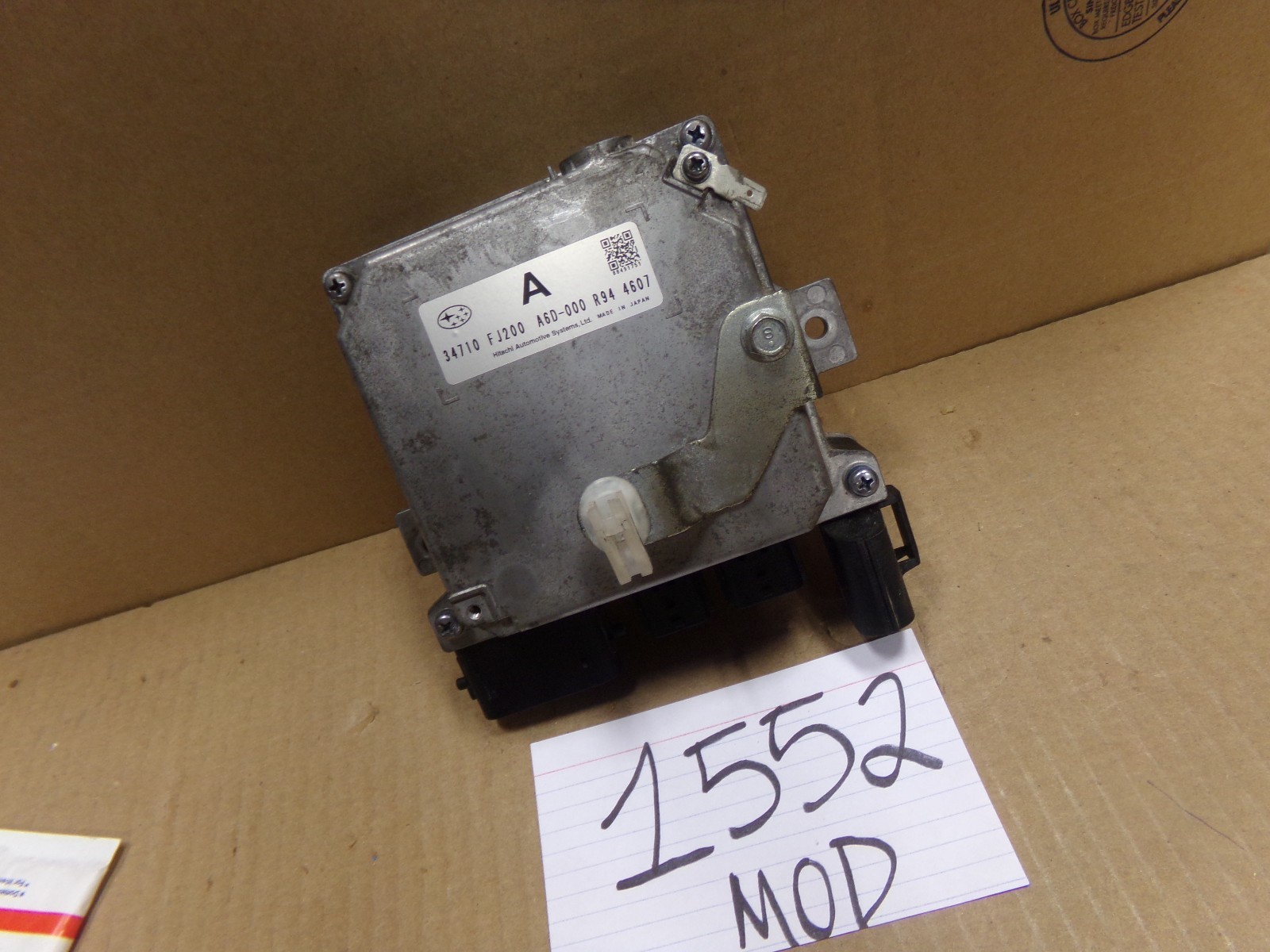 2014 Subaru XV Steering Control Module Computer #1552-MOD 