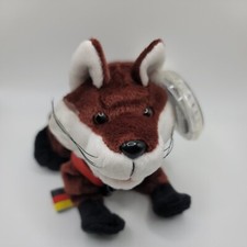 Vintage 1999 Coca-Cola International Fanne The Fox Germany Bean Bag Plush W Tags