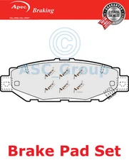 Apec Rear Brake Pads Set EO Quality Replacement PAD1018