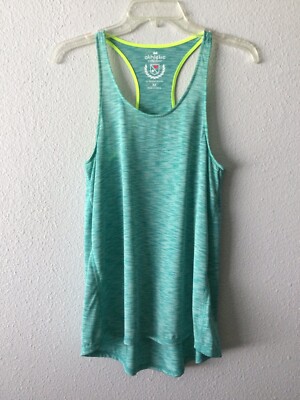 Athletic Collection by 26 International Women Green Active Tank W/Headband Sz. M