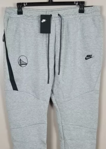 NIKE GOLDEN STATE WARRIORS TECH FLEECE PANTS JOGGERS SWEATPANTS GREY (SIZE 3XL)