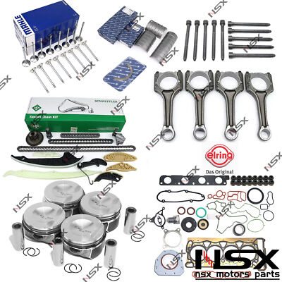 Engine Pistons Overhaul Set Oversize 83.01mm + (0.50mm) For 2.0T VW Audi CAE CDN