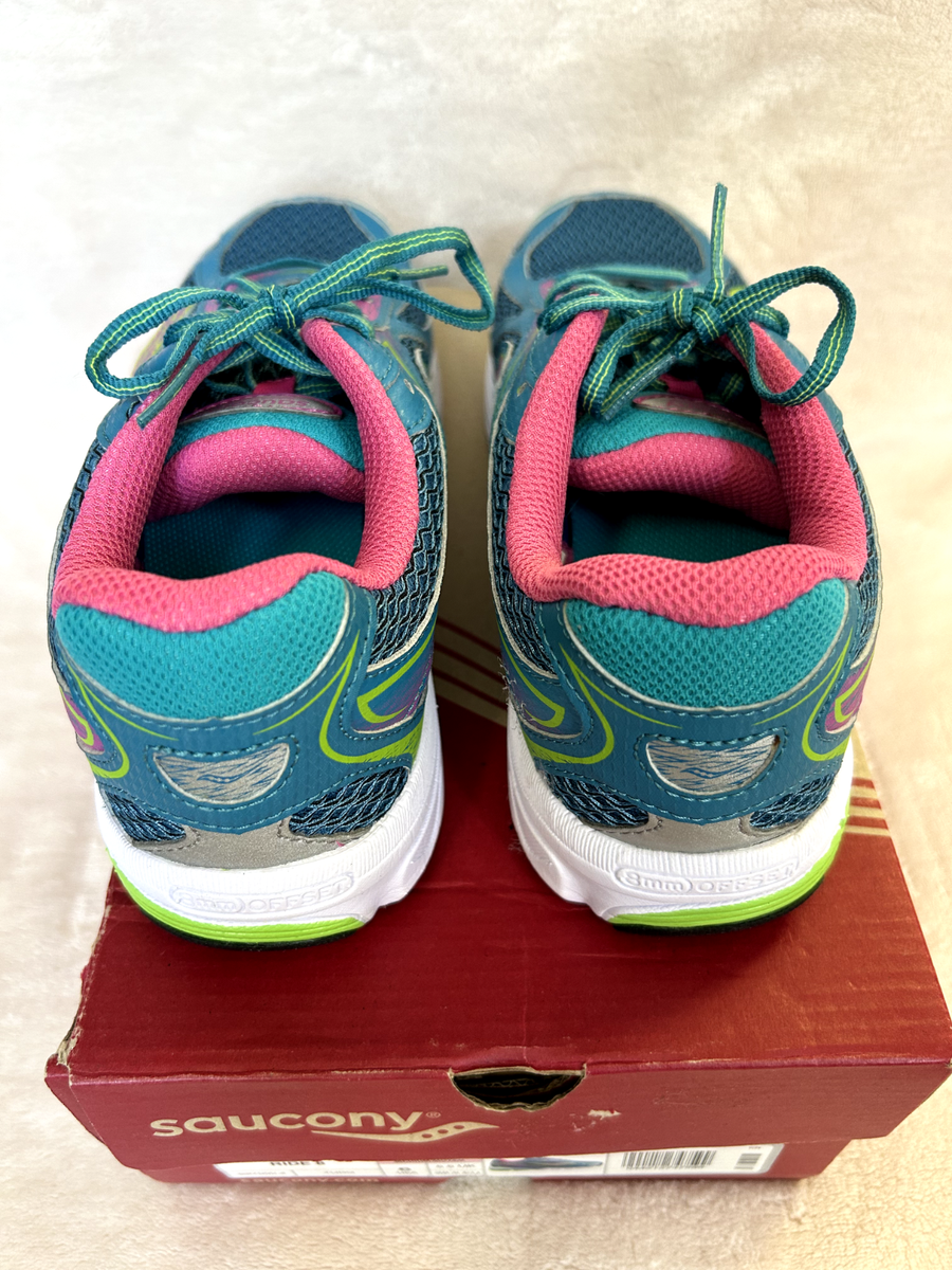 Saucony – Baskets pour femme Type A8, Bleu (Bleu/citron), 37.5 EU