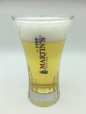 Martins Pale Ale 33cl Belgisches Bierglas Brandneu Hausbar Handwerk