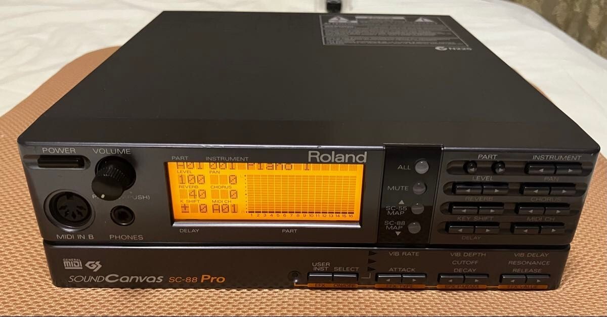Roland SC-88 PRO Sound Canvas MIDI音源モジュール | AVSSC.CA