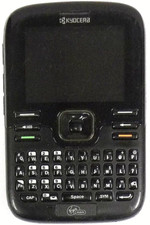 Kyocera Torino / Loft S2300 - Black  Virgin Mobile  Rare Cell Phone - No Back