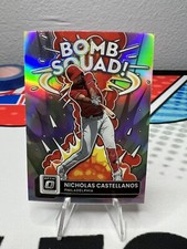 2022 Panini Donruss OPTIC SILVER PRIZM BOMB SQUAD Nicholas Castellanos #BS-10