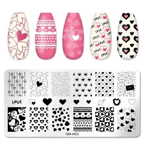 New 2025 Nail Art Stamp Template Plate Image Stamping Manicure Stencil Design - Picture 35 of 55