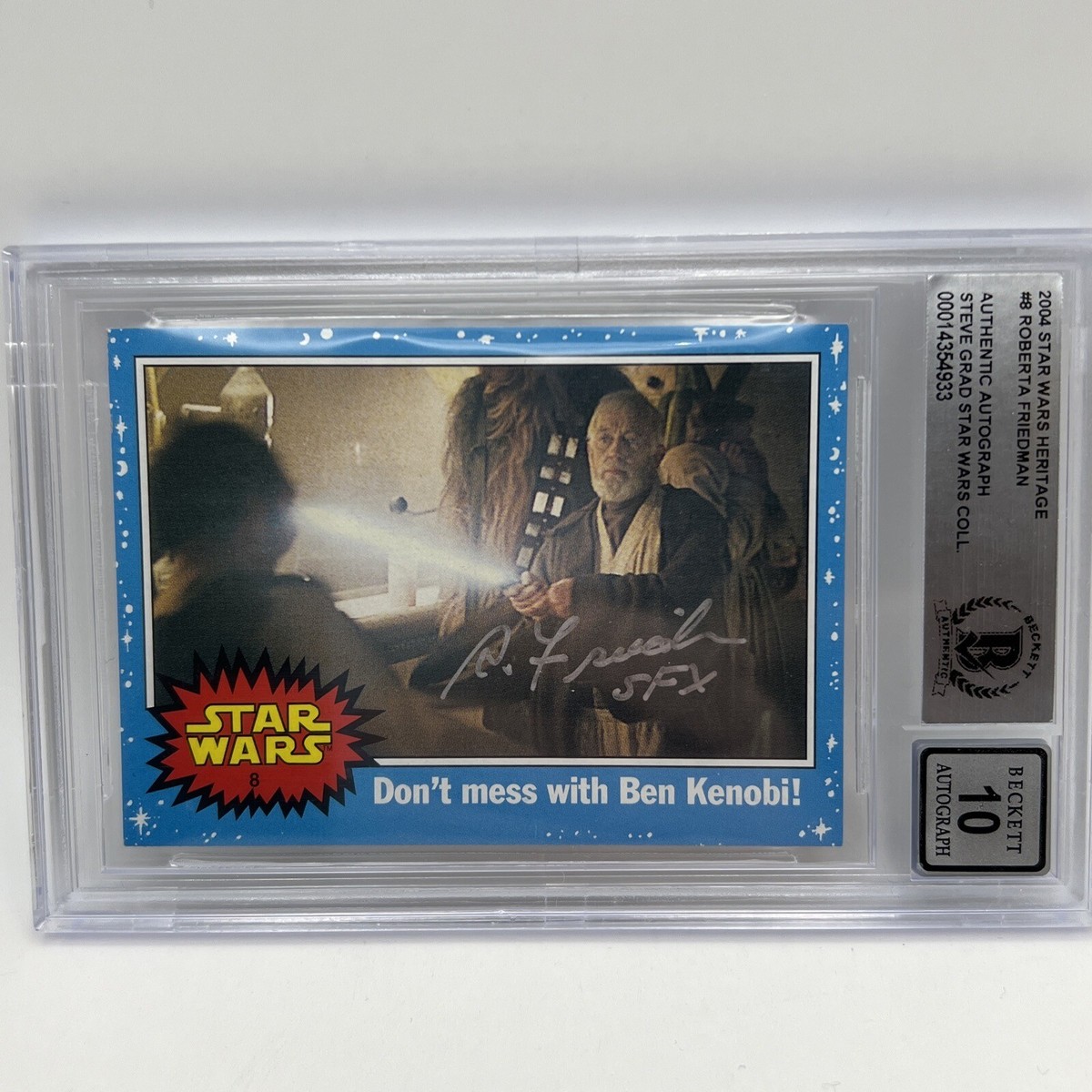 Star Wars Roberta Friedman Signed Card SFX Special Effects On A