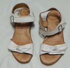 Stride Rite white leather sandals.  U.S. sz 2M.  VGUC.  Whitney.  Retail $46.00 — photo 2