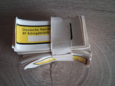 DEUTSCHE REICHSBAHN KENNZEICHNUNGSSCHILDER BHF KÖNIGSBRÜCK 200 Stück m. Banderol