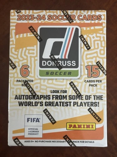 2023-24 Panini Donruss Soccer ⚽️ Factory Sealed Blaster Box Brand New Ships Now