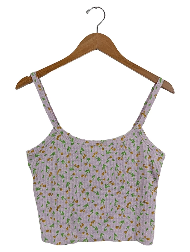 Free People Top Femme Court Motif Cerises Multicolore (EU 38, INT M) - Photo 1/4