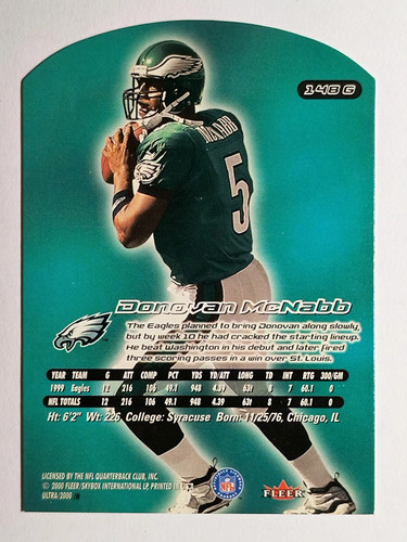 2000 Ultra Gold Medallion #148 Donovan McNabb (NM) - Picture 2 of 2
